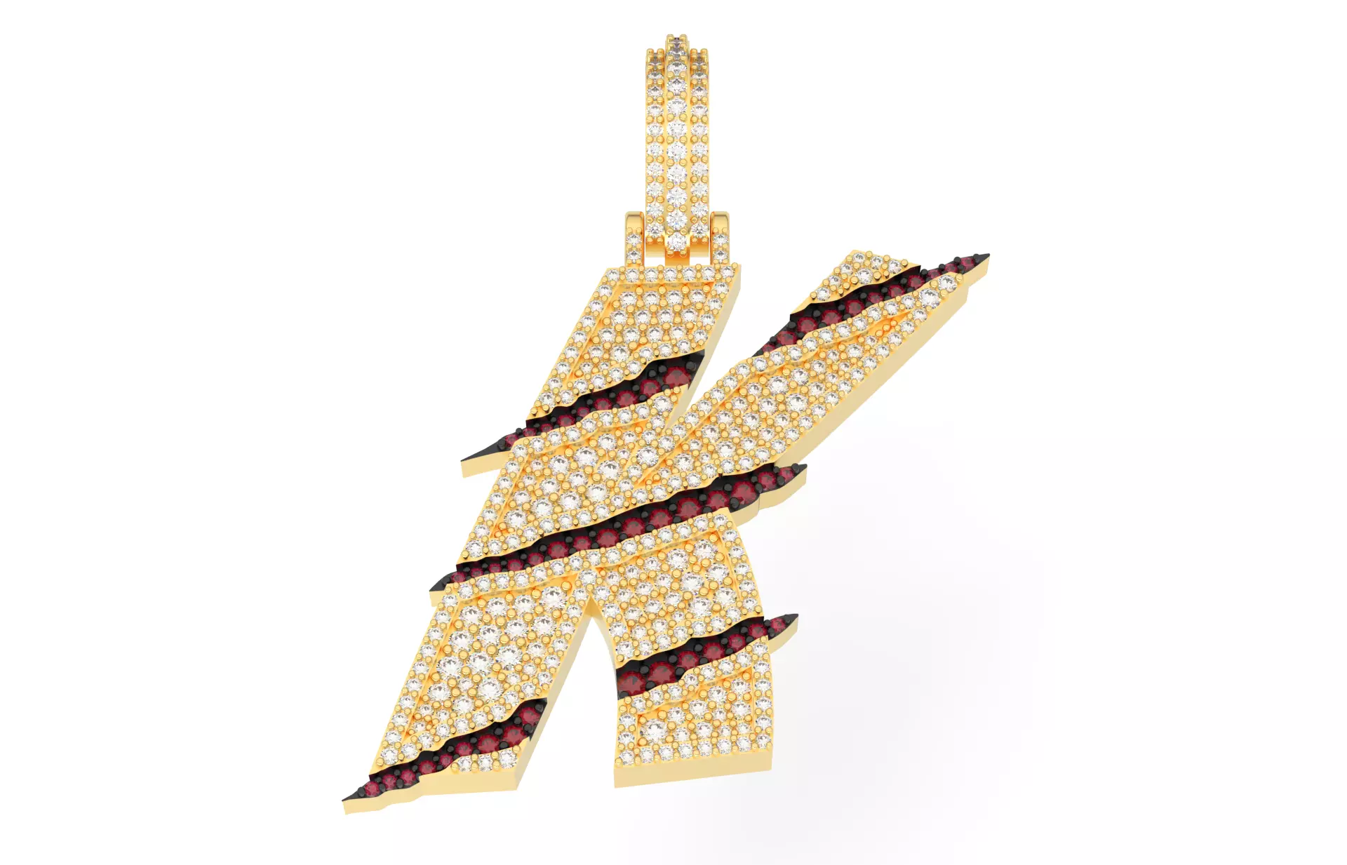 Claw Font K 3D print model_0