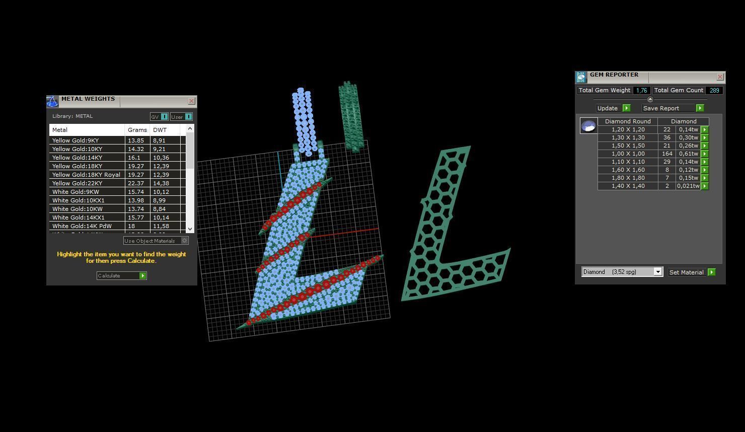 Claw Font L 3D print model_3