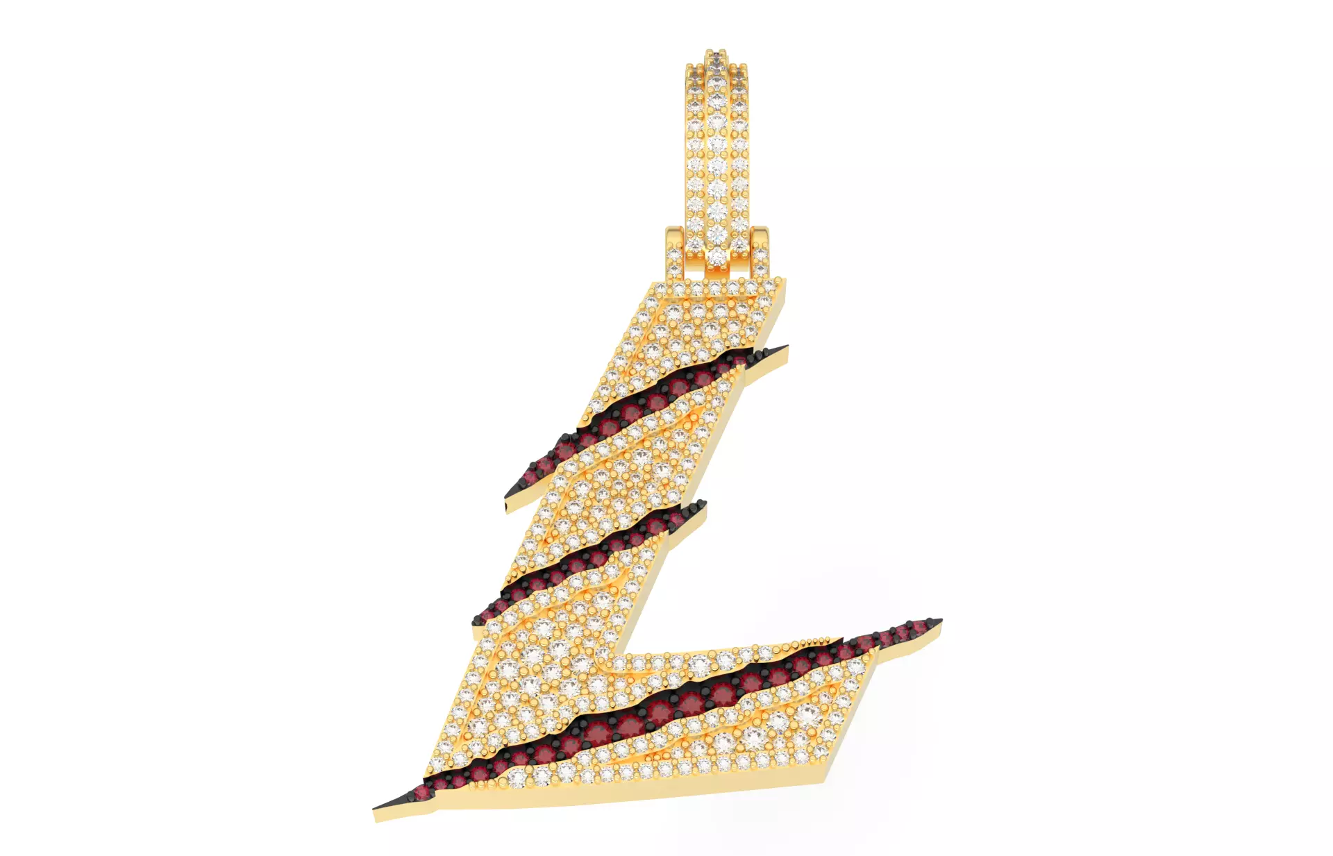 Claw Font L 3D print model_0