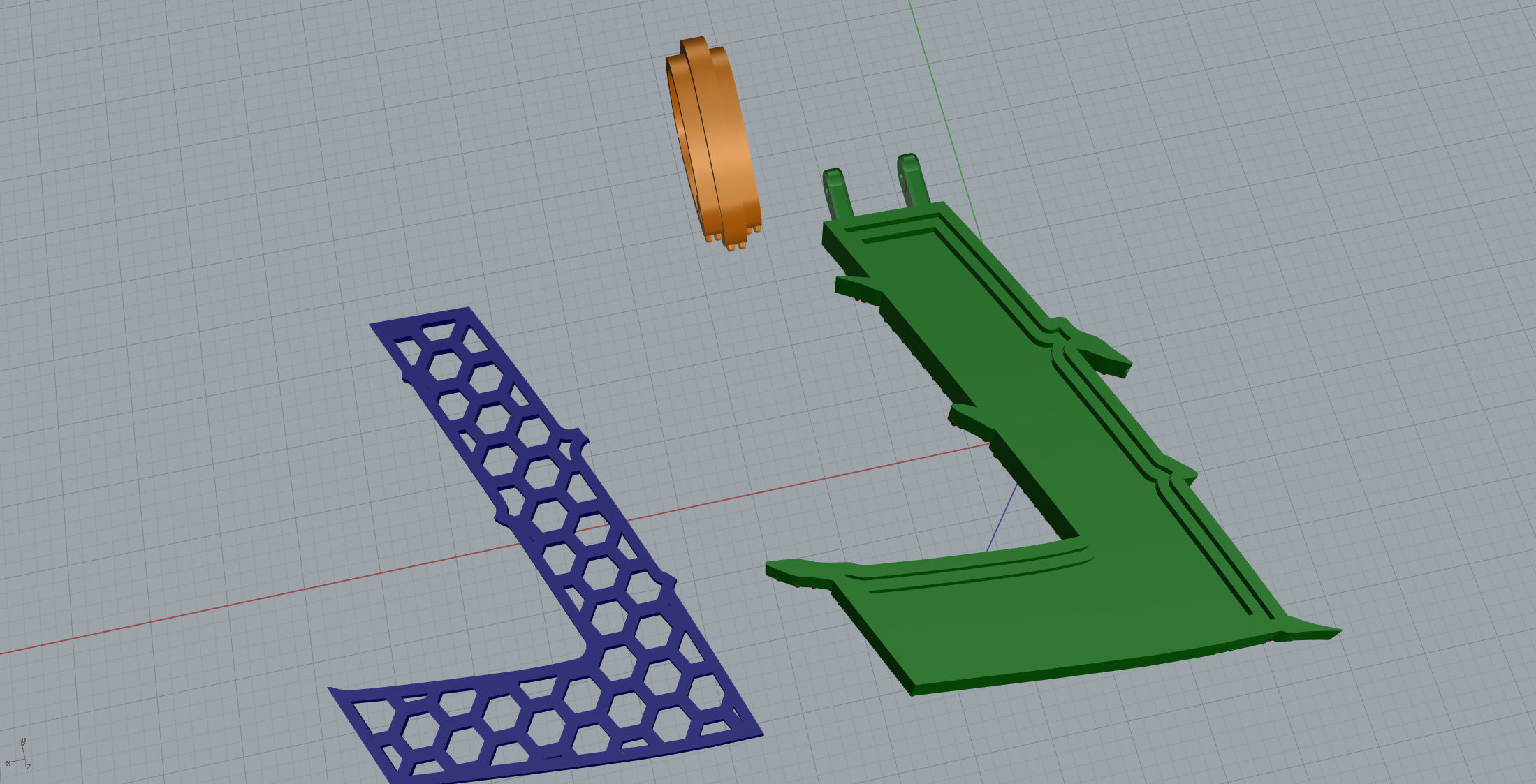 Claw Font L 3D print model_11