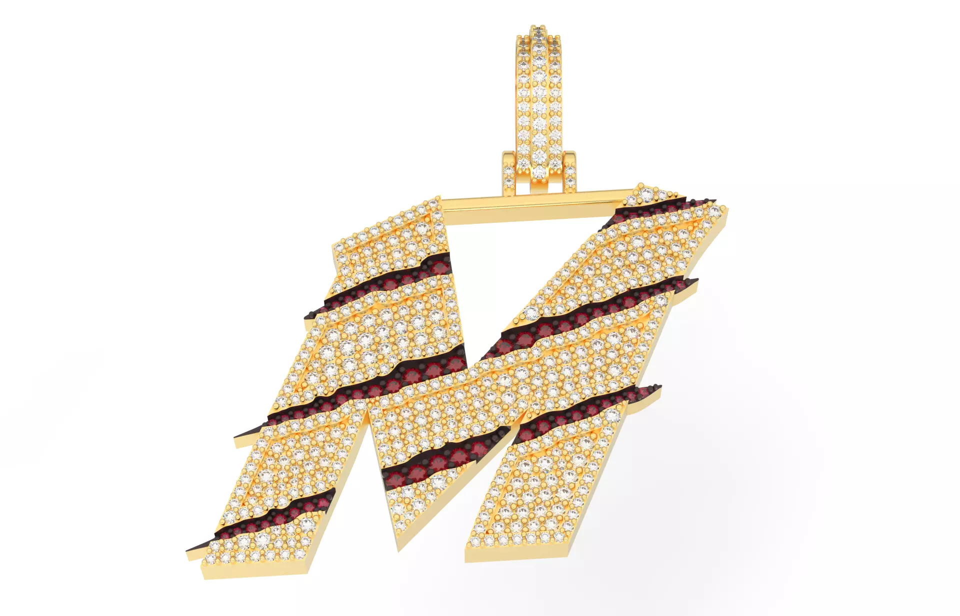 Claw Font M 3D print model_0