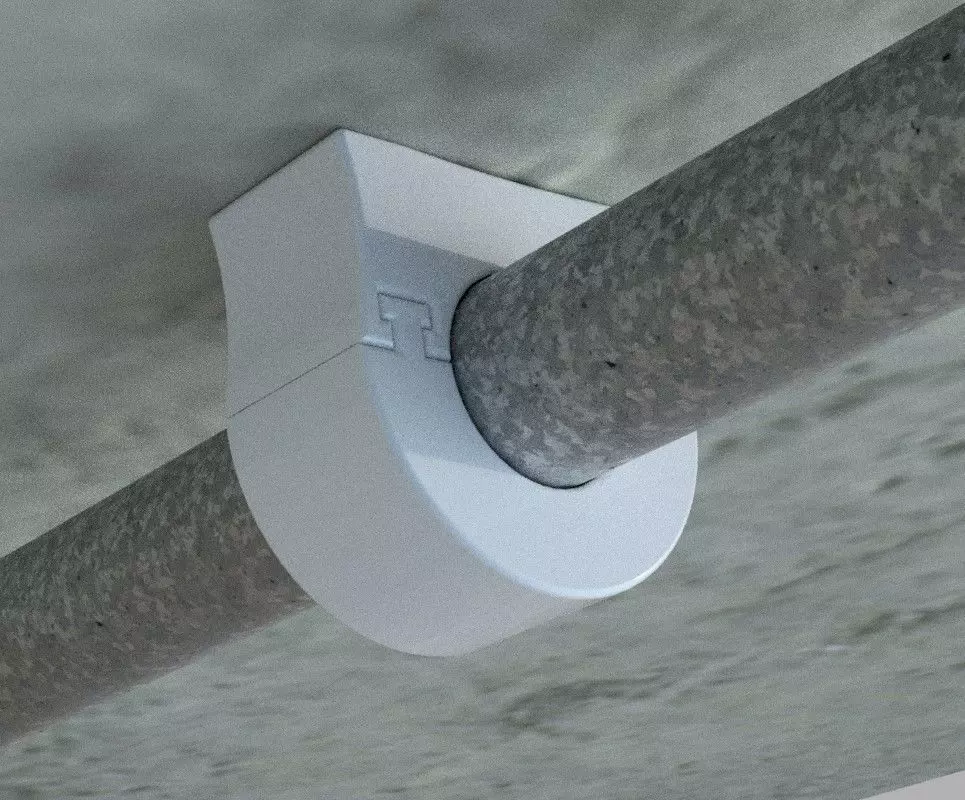 Rod holder Tube holder parametric incl original Fusion360 file 3D print model_0