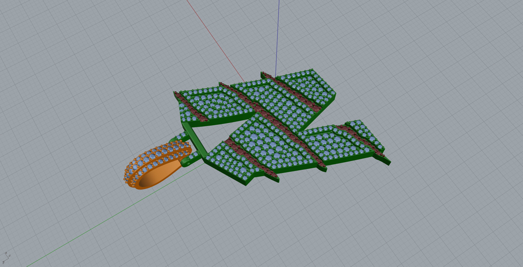 Claw Font N 3D print model_5