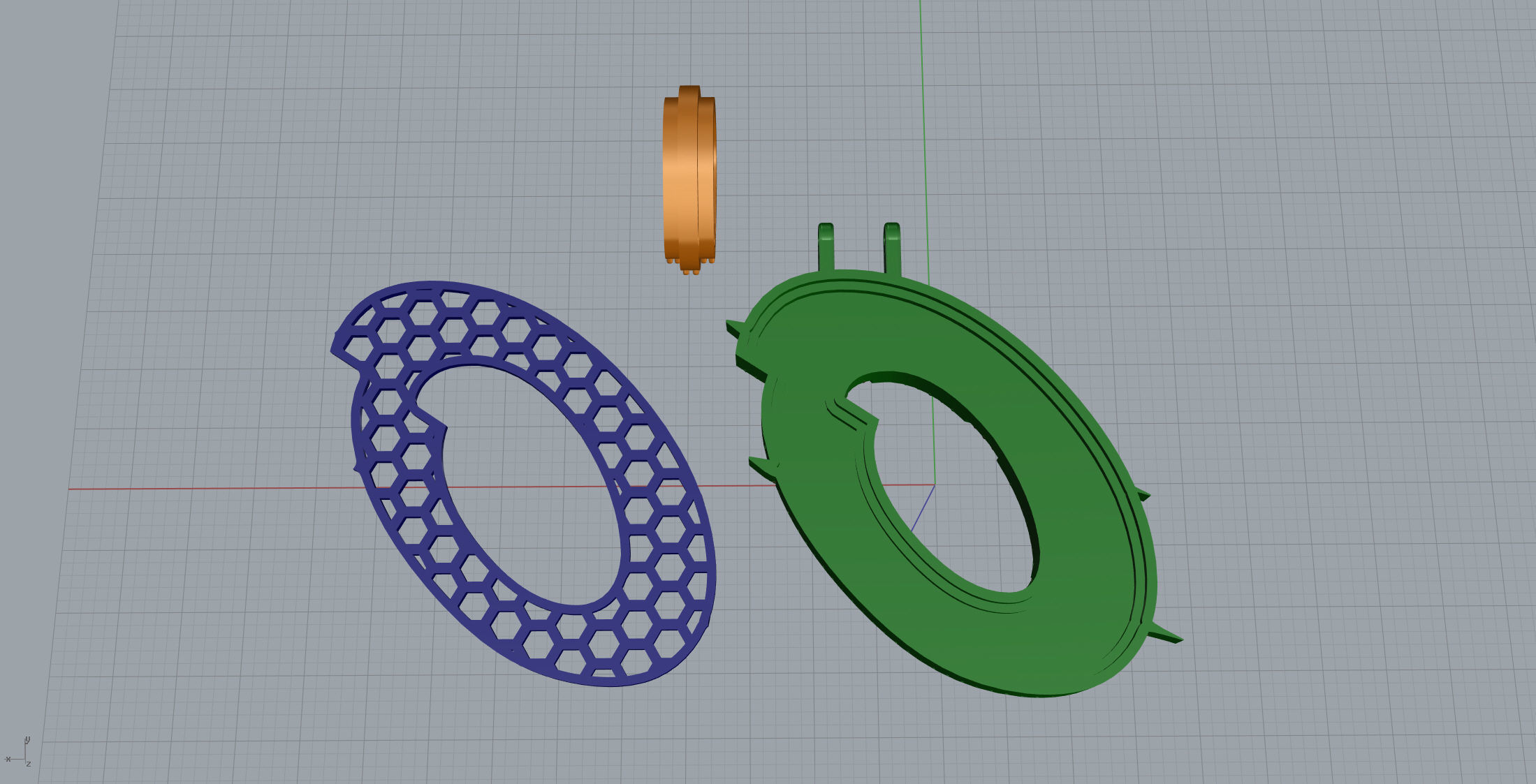 Claw Font O 3D print model_11