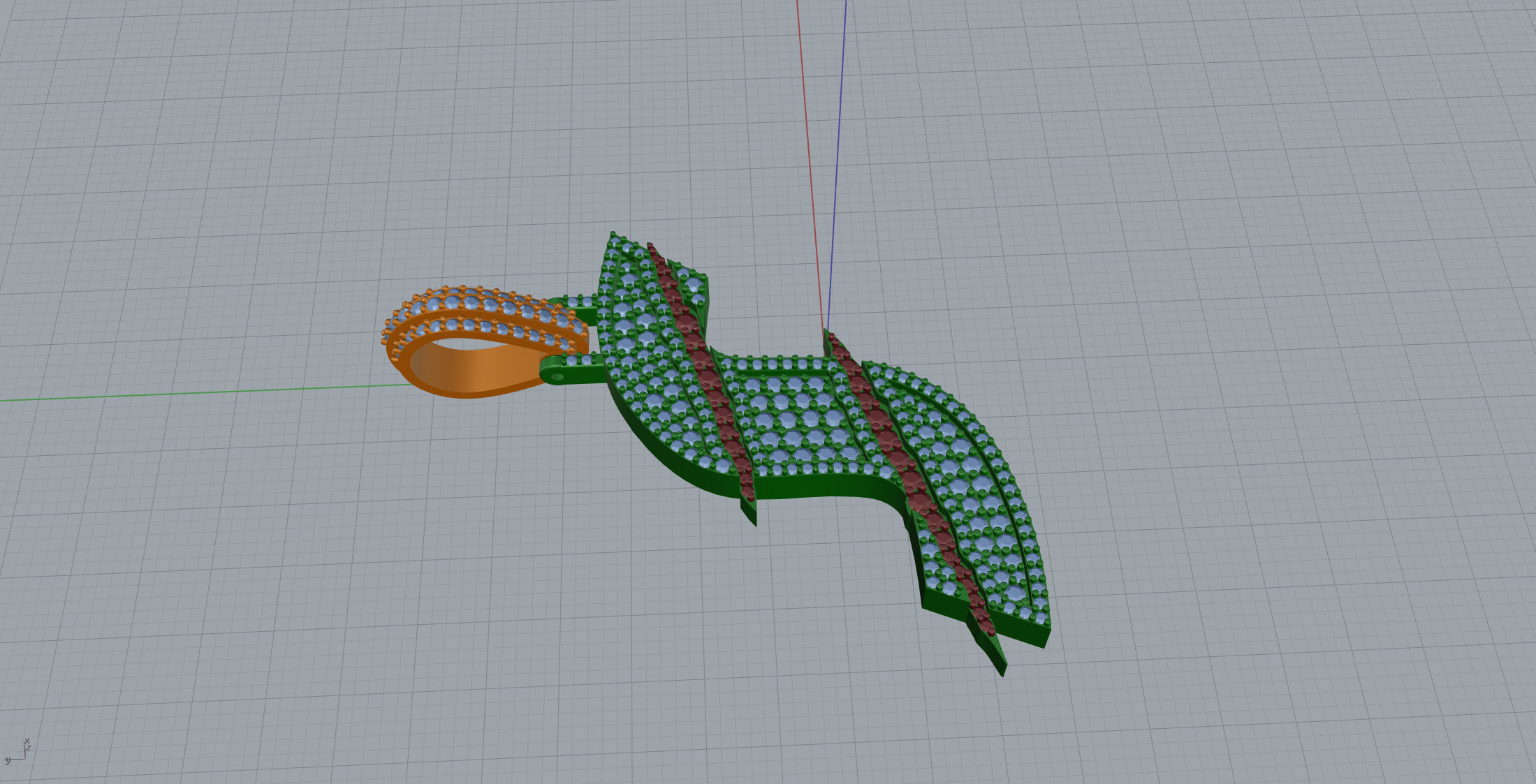 Claw Font S 3D print model_4