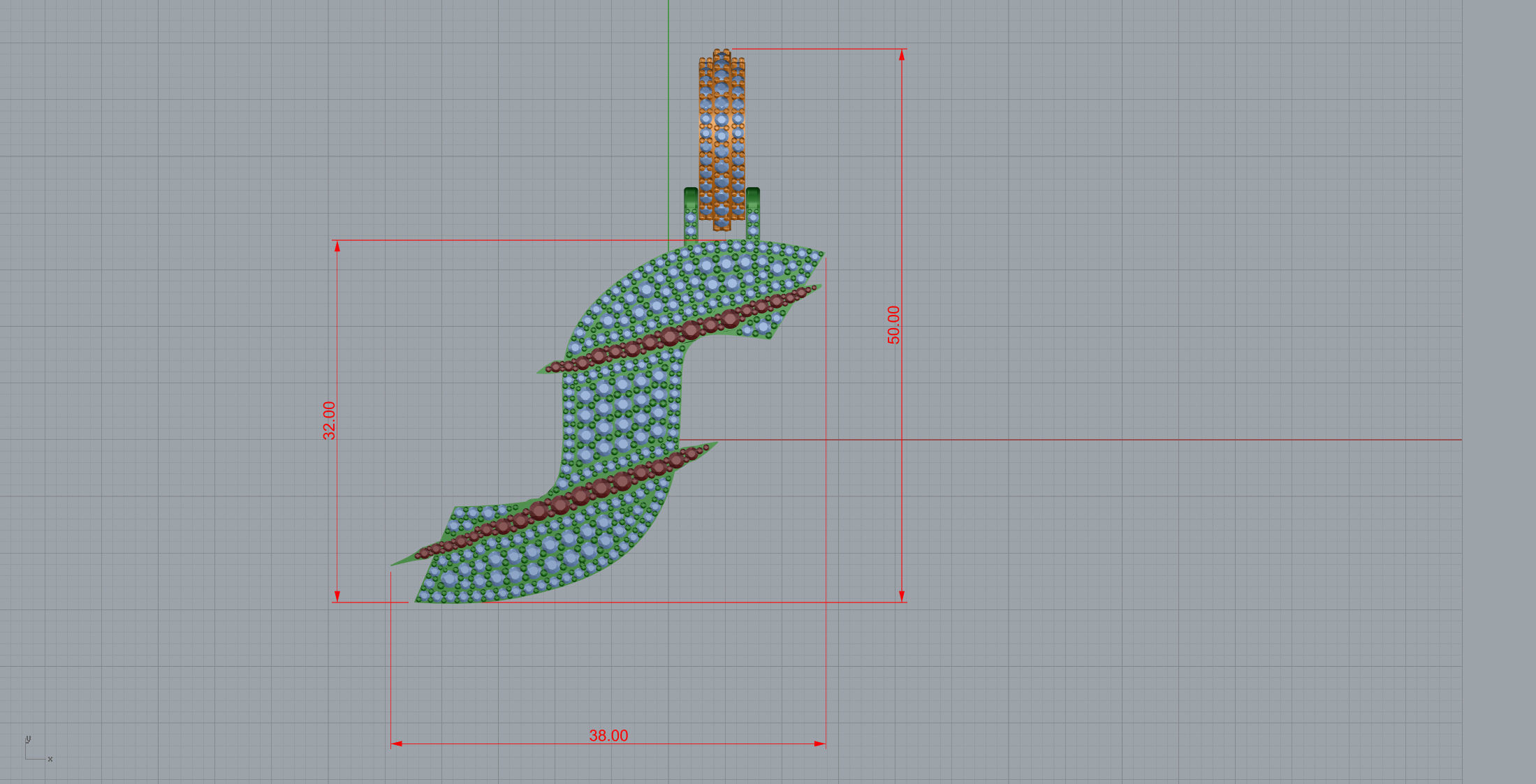 Claw Font S 3D print model_8