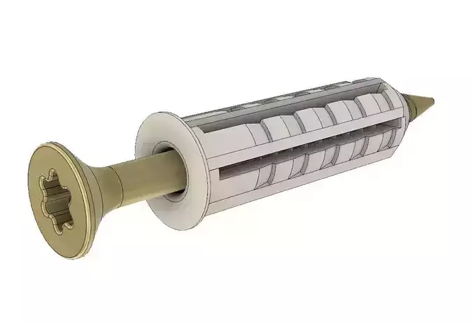 Screw anchor dowel parametric incl Slicer Settings for Prusa