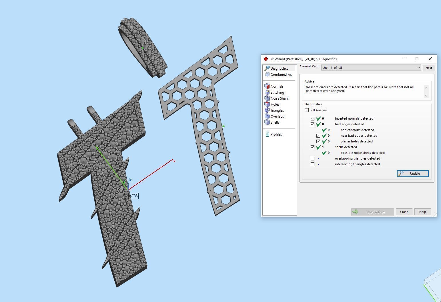 Claw Font T 3D print model_2