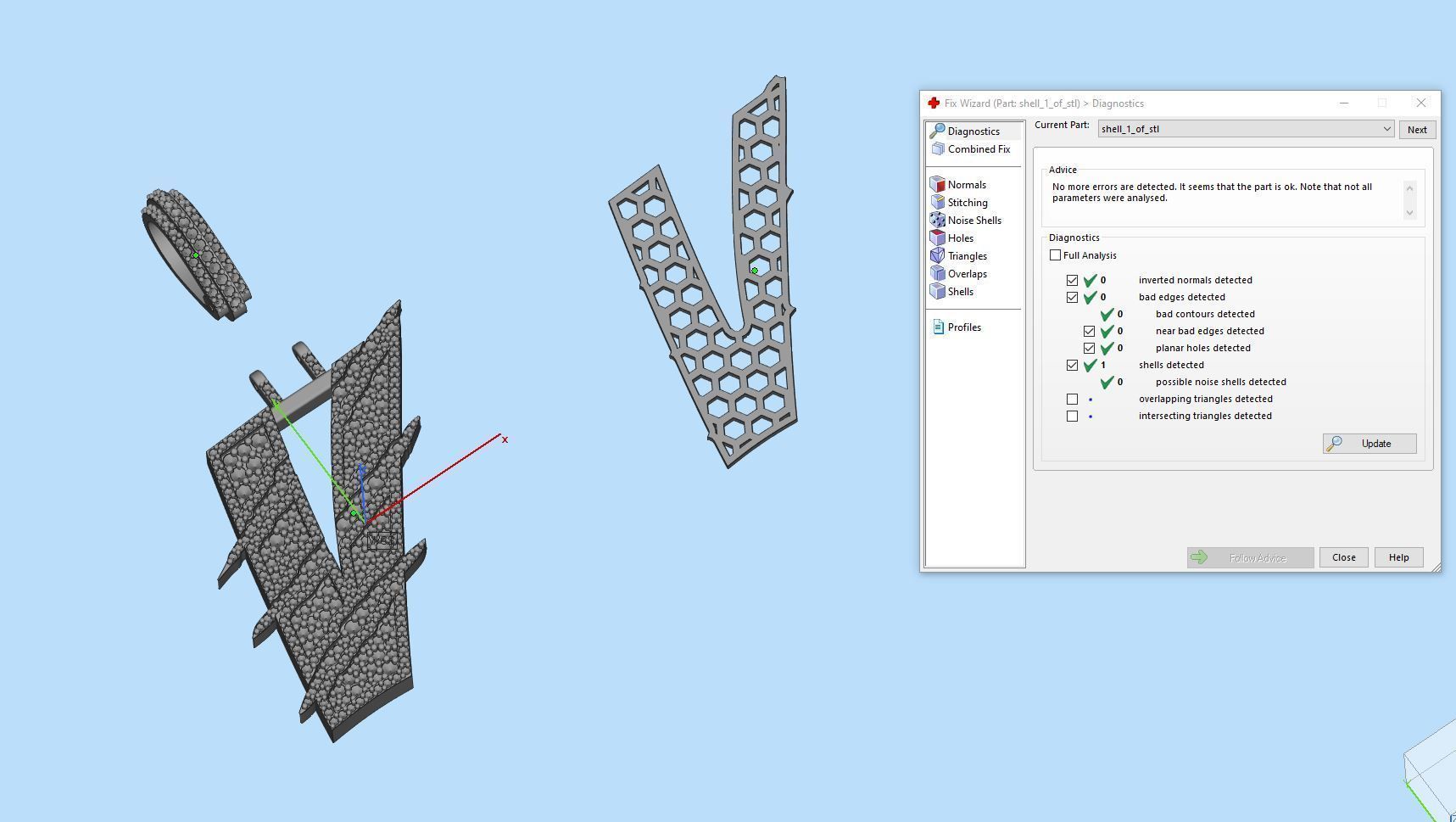 Claw Font V 3D print model_2