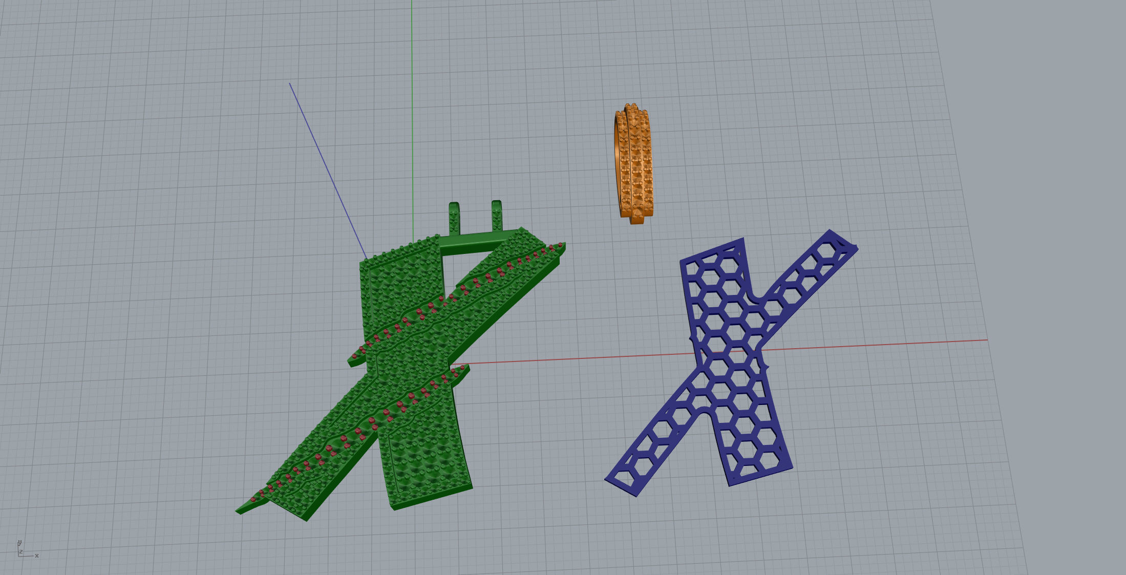 Claw Font X 3D print model_10