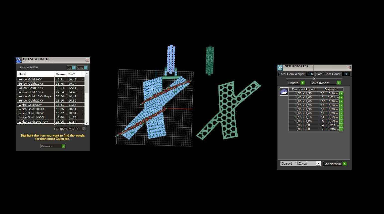 Claw Font X 3D print model_3