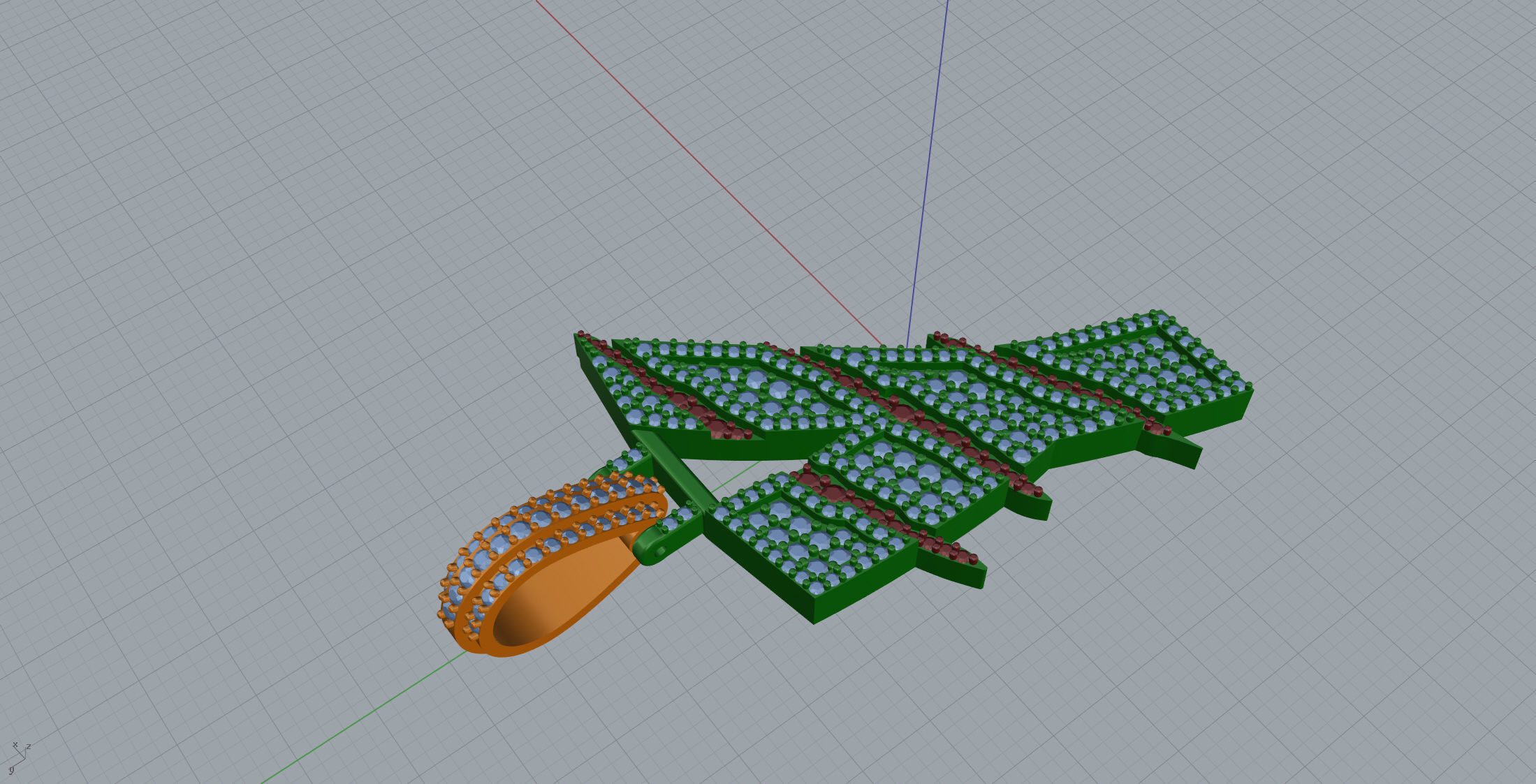 Claw Font Y 3D print model_5