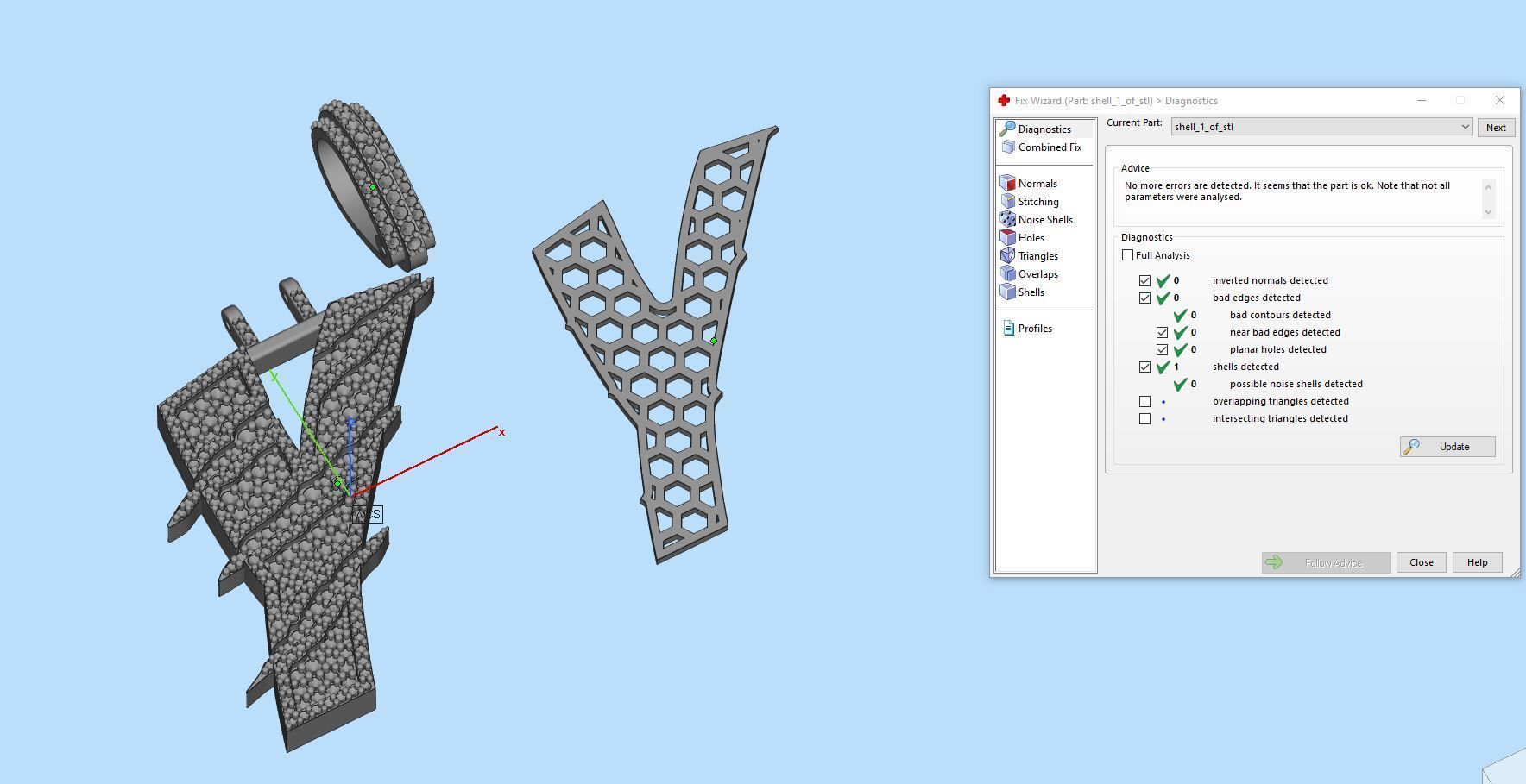 Claw Font Y 3D print model_2