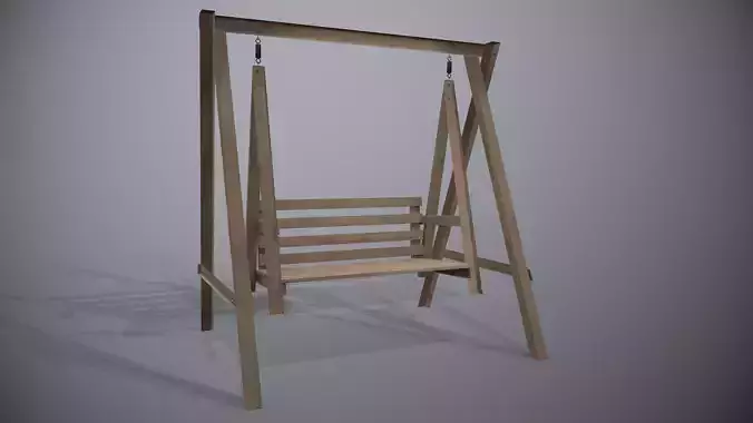 Wooden Swing Chair