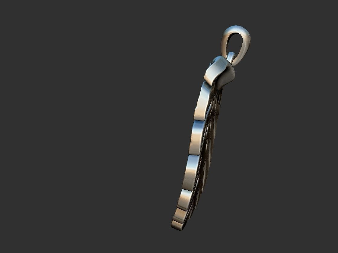 Monstera Deliciosa - Costela de Adao Pendant 3D print model_7