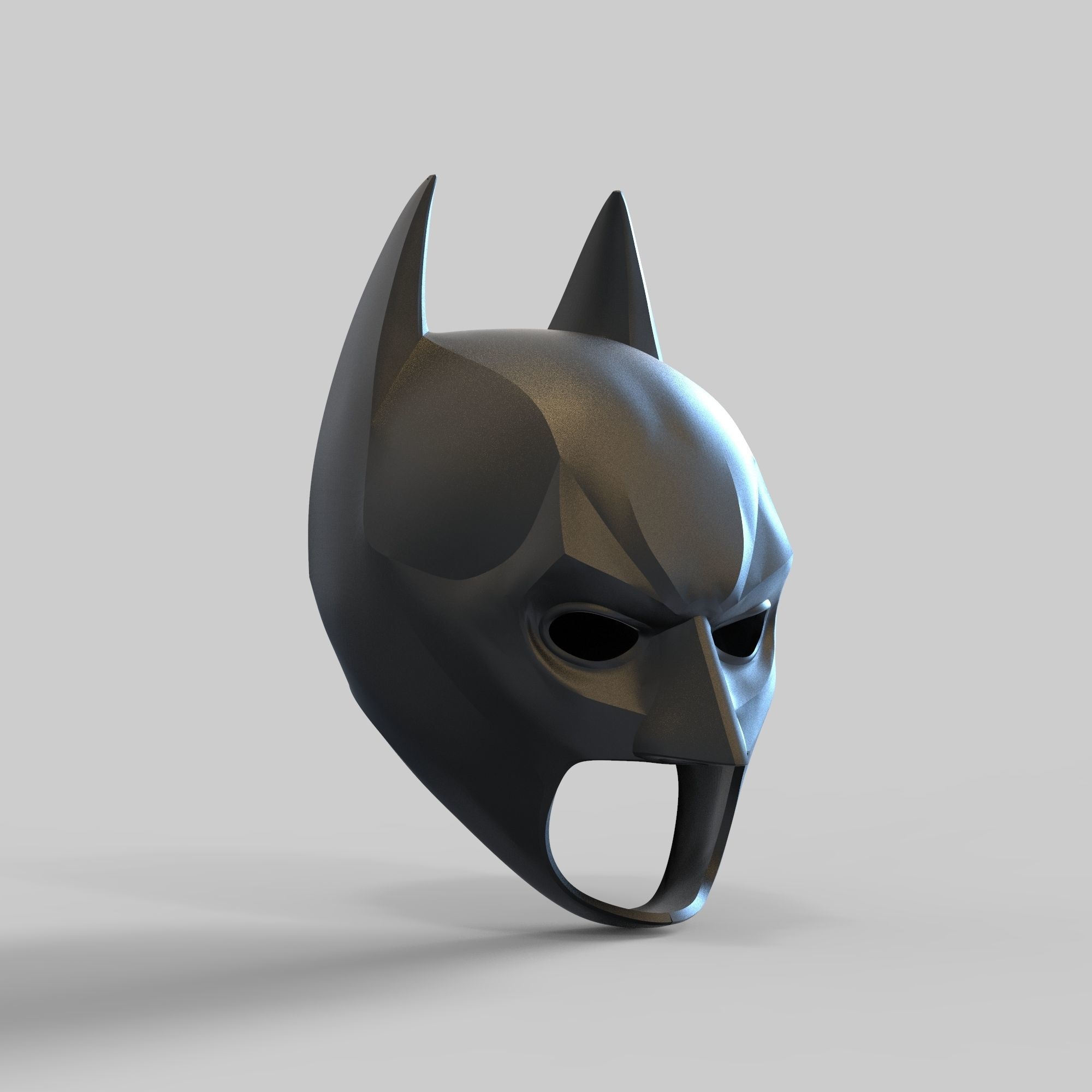 Batman The Dark Knight Cowl Wearable Cosplay 3D print model_41