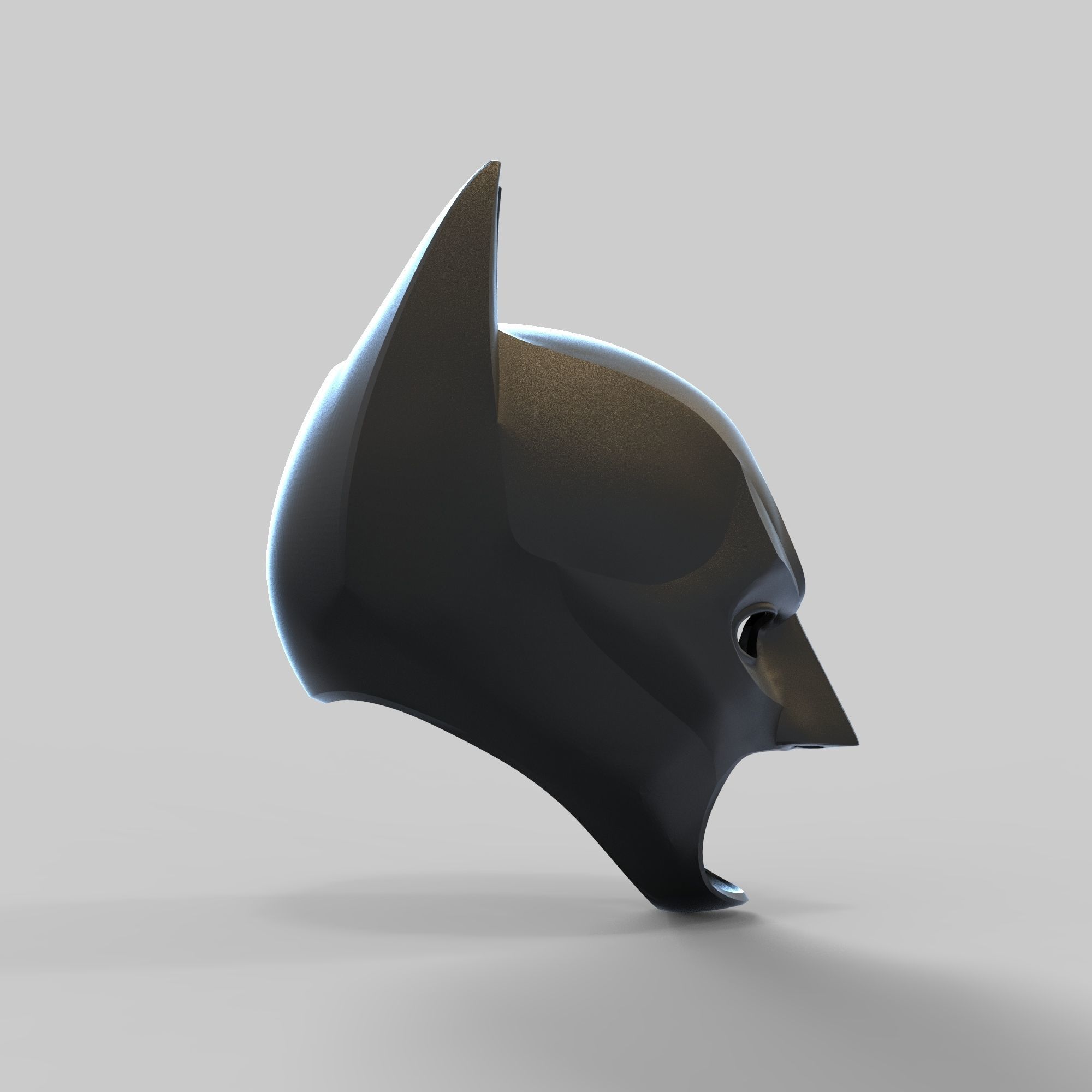 Batman The Dark Knight Cowl Wearable Cosplay 3D print model_94