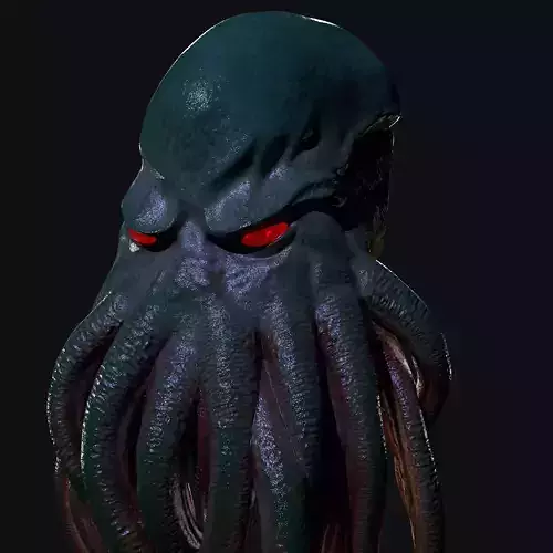 Cthulhu head FOR RENDER 3D model
