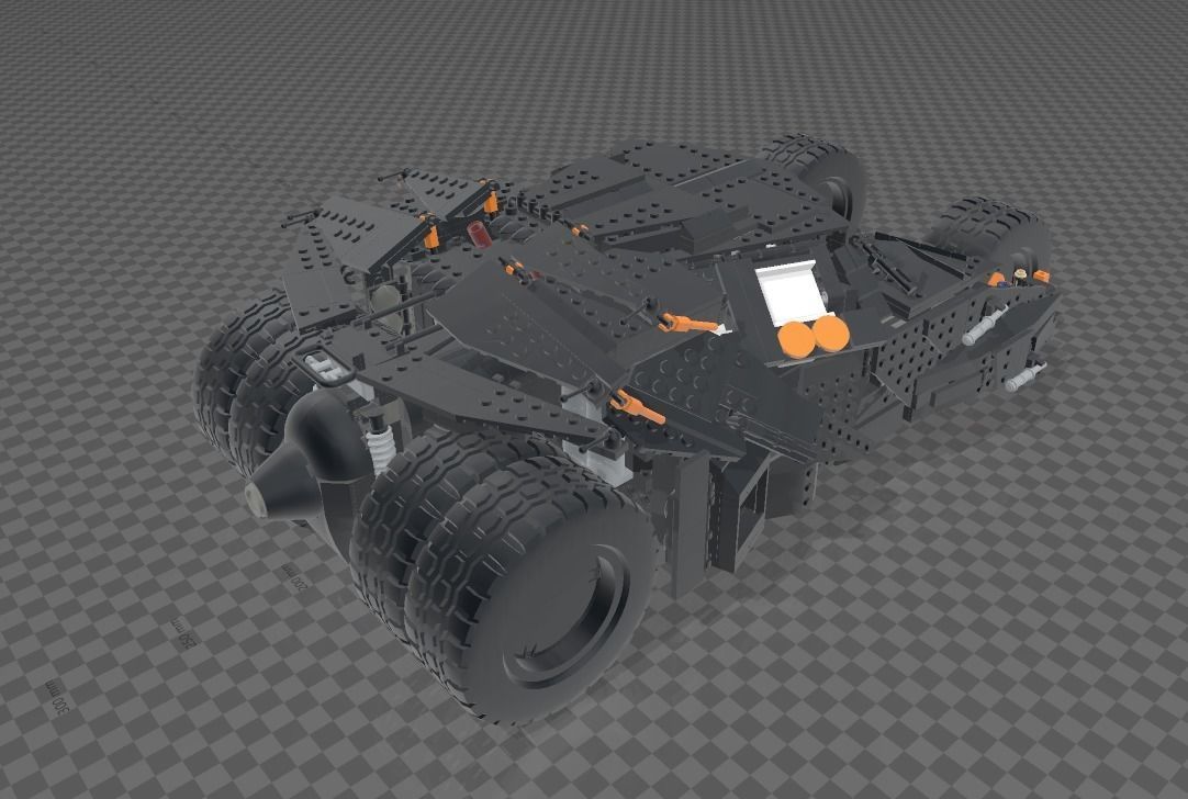 LEGO BATMOBILE TUMBLER 76240 3D print model_6
