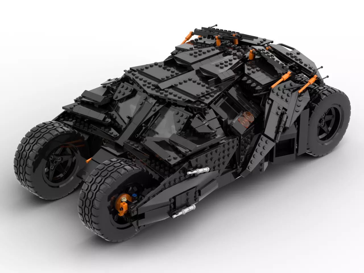 LEGO BATMOBILE TUMBLER 76240 3D print model_0