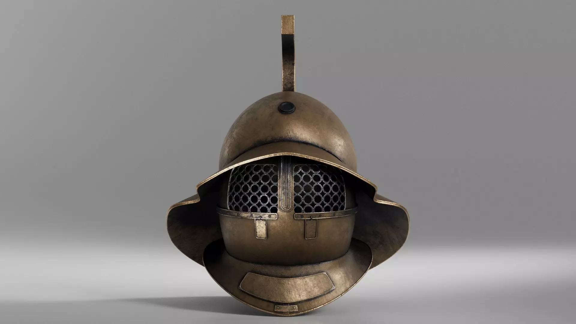 Gladiator Helmet - Murmillo 3D model_0