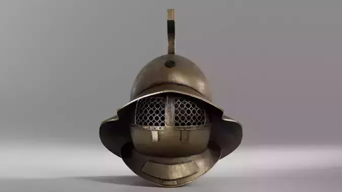 Gladiator Helmet - Murmillo 3D model