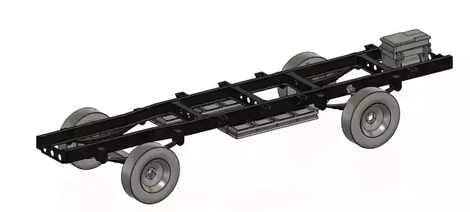 Chassis electric bus