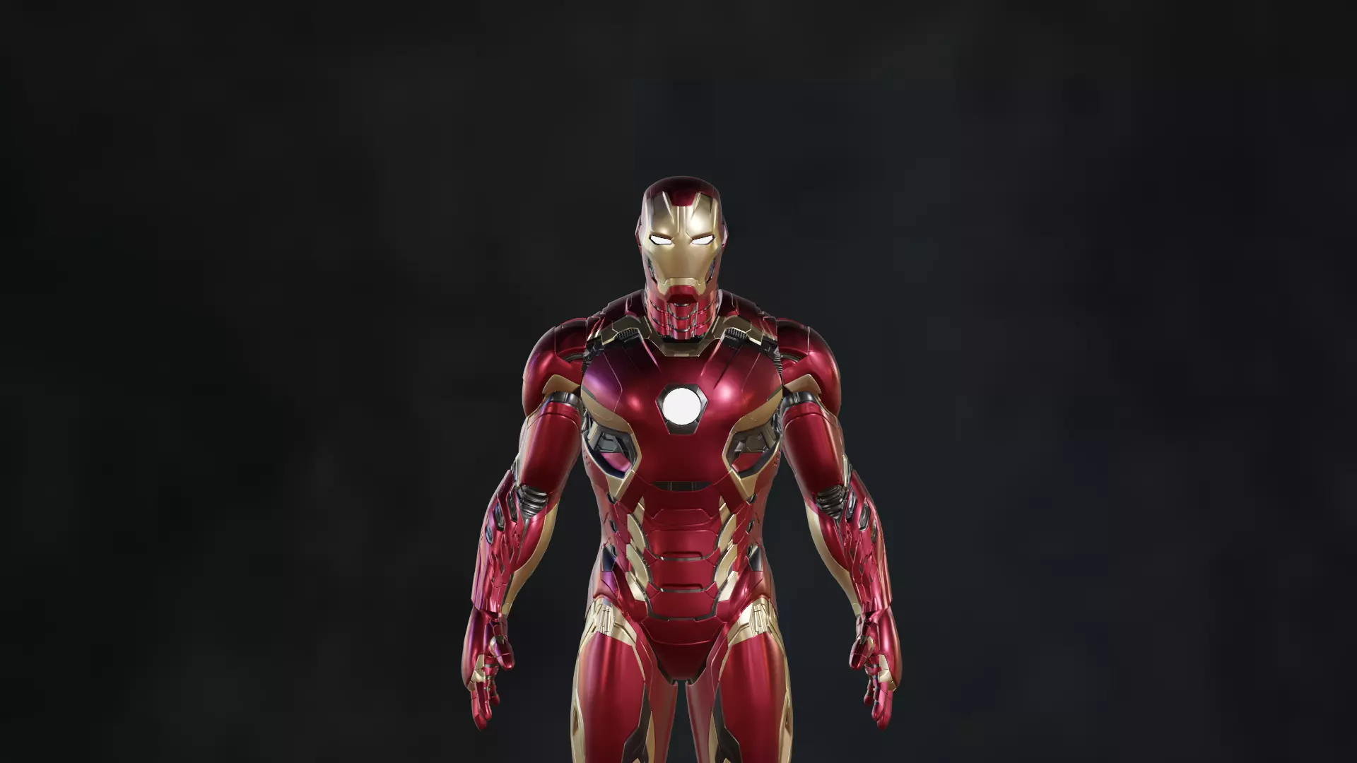 Ironman mark 45 3d model NOT RIGGED 3D model
