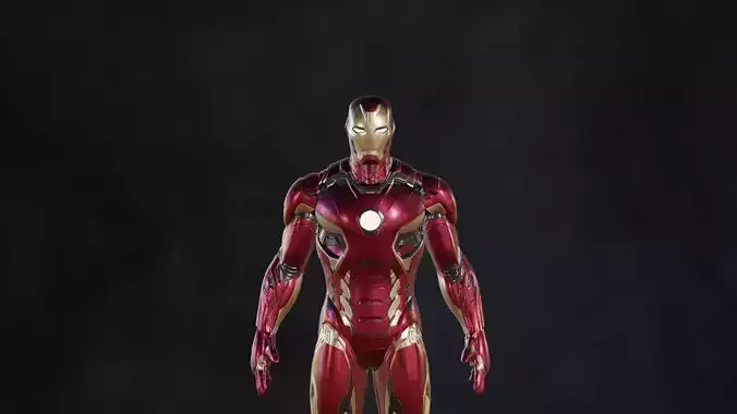 Ironman mark 45 3d model NOT RIGGED