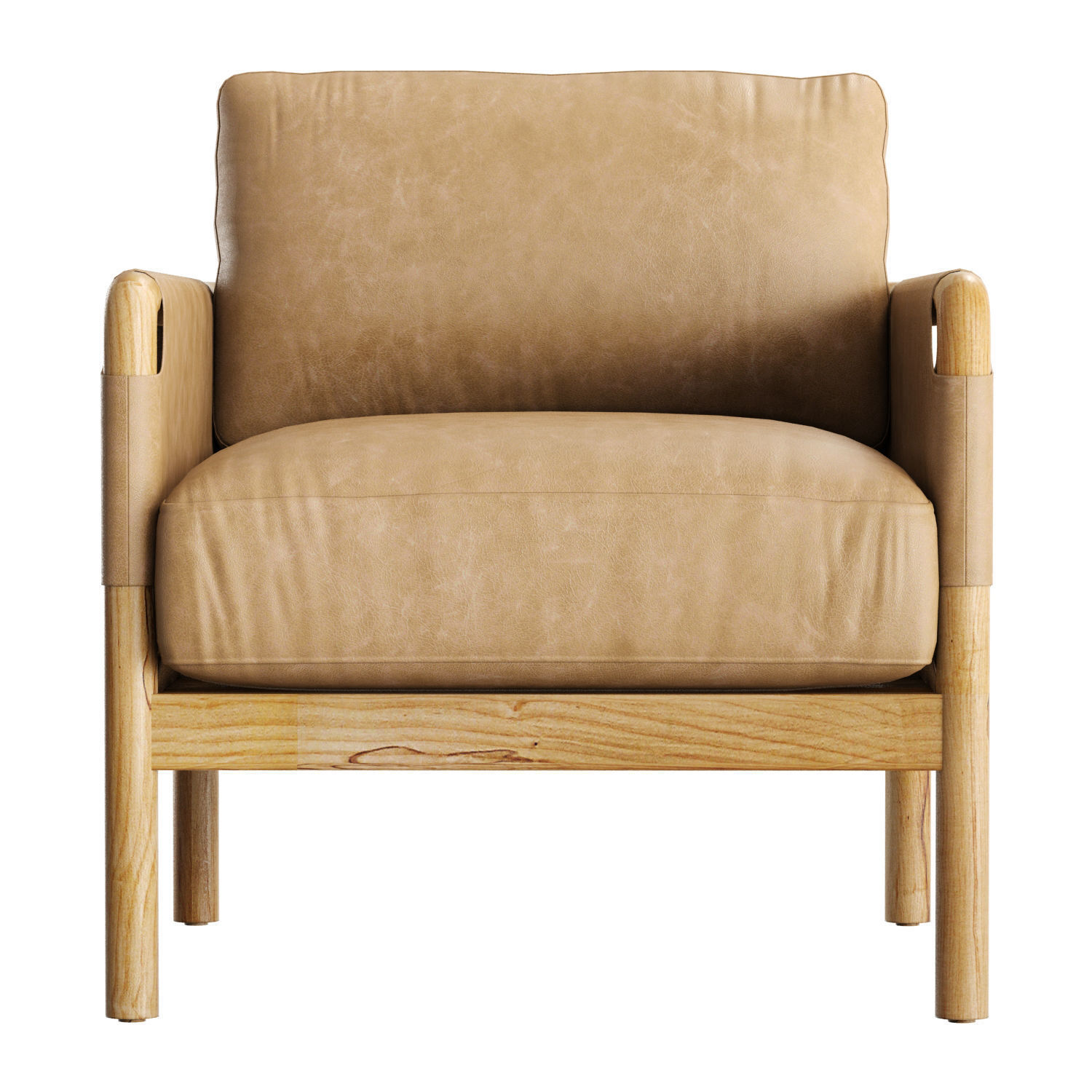 Crate and Barrel Navarro Armchair 3D model_2