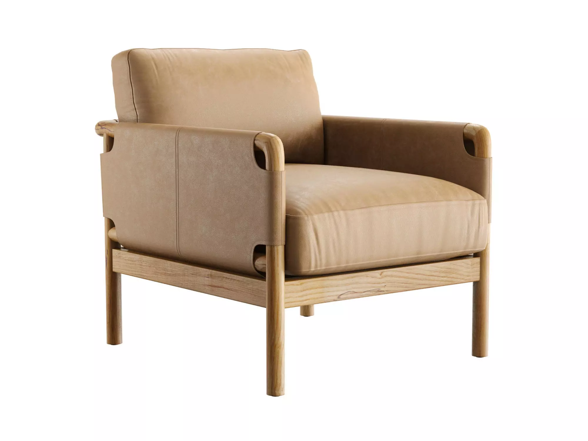 Crate and Barrel Navarro Armchair 3D model_0