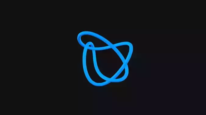 Knot 4 Low-poly 3D model