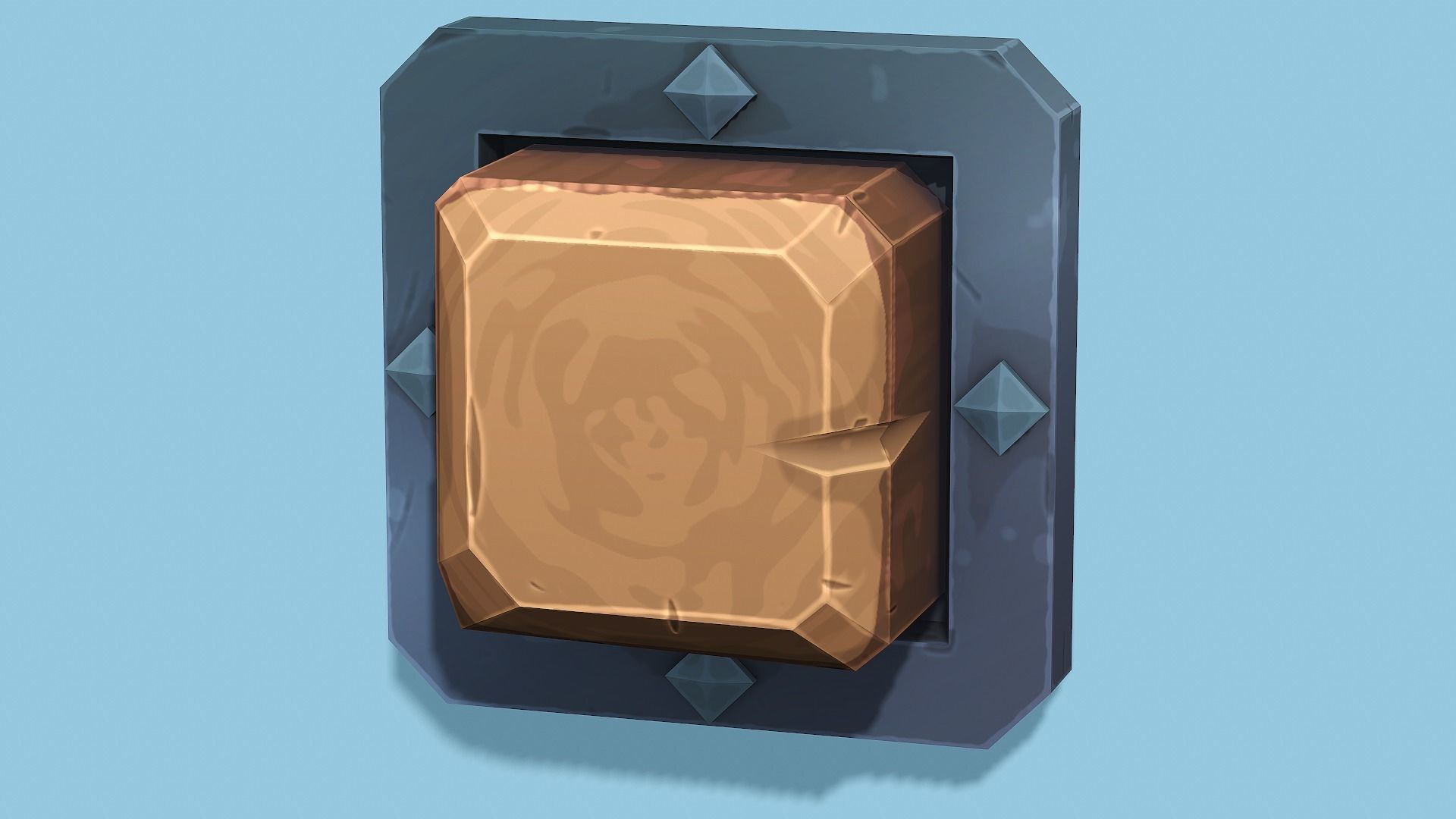 Stylized Wall Button n Levers Collection - PBR Game Ready _3