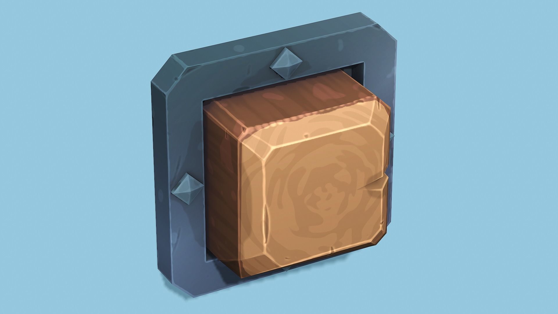 Stylized Wall Button n Levers Collection - PBR Game Ready _4