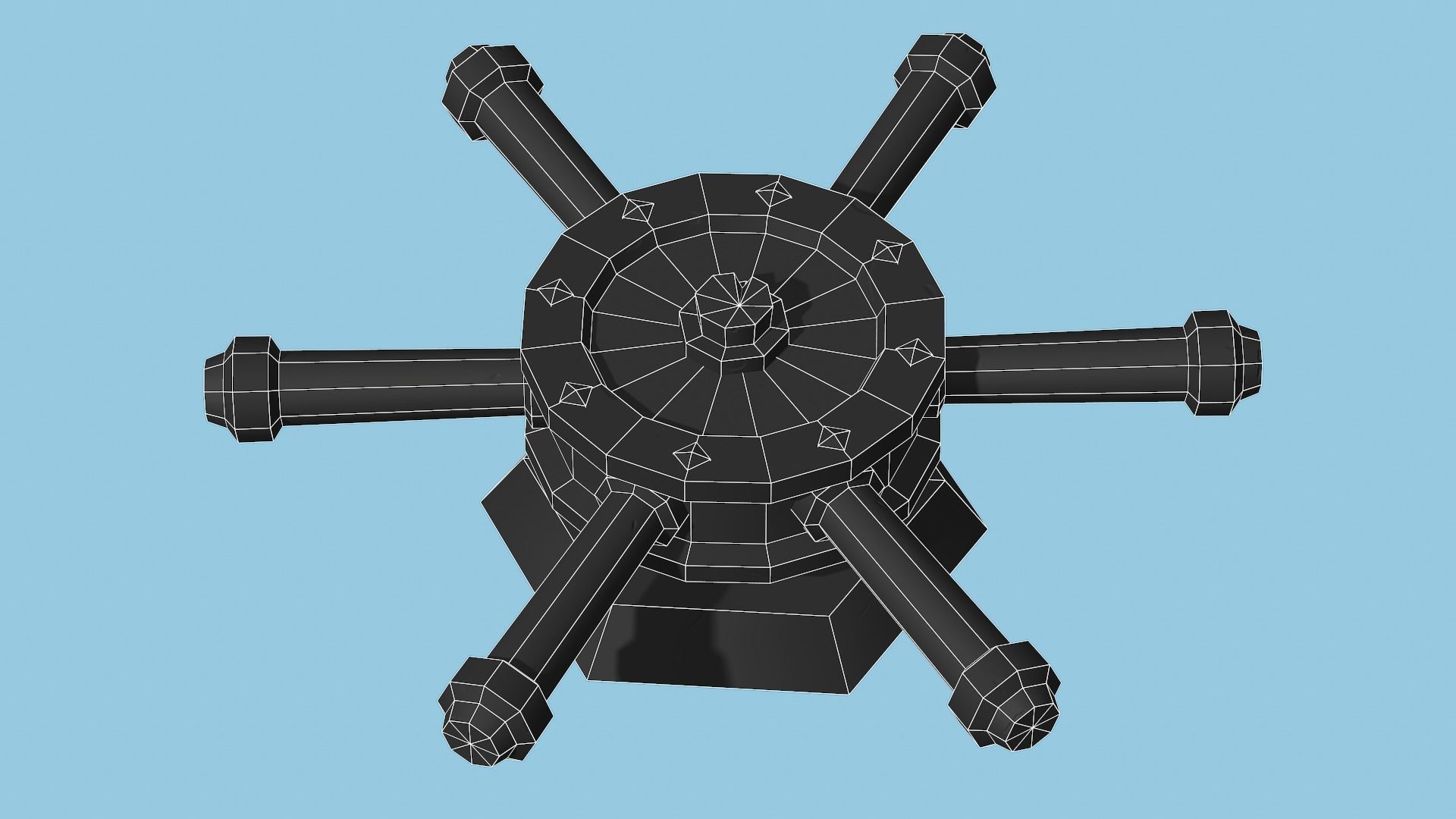 Stylized Wall Button n Levers Collection - PBR Game Ready _31