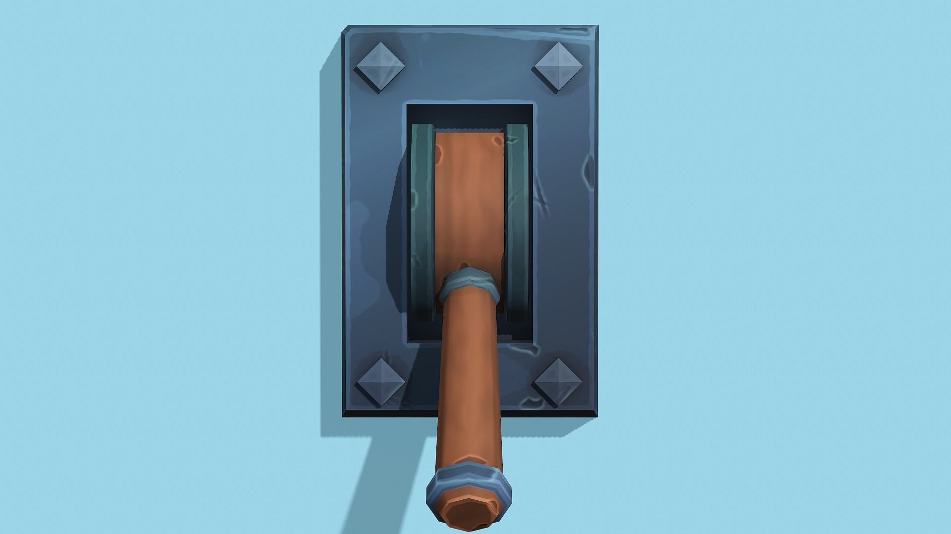 Stylized Wall Button n Levers Collection - PBR Game Ready _14