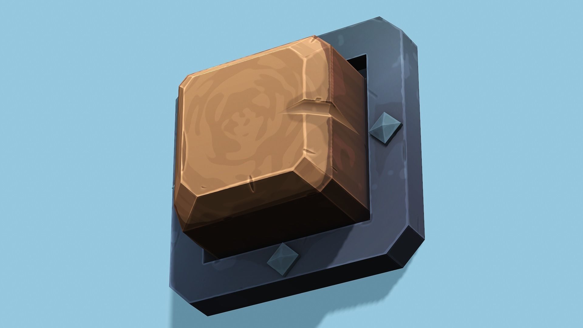Stylized Wall Button n Levers Collection - PBR Game Ready _2