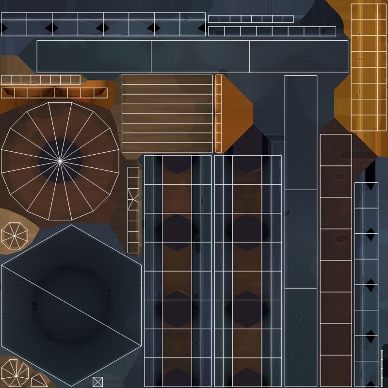 Stylized Wall Button n Levers Collection - PBR Game Ready _34