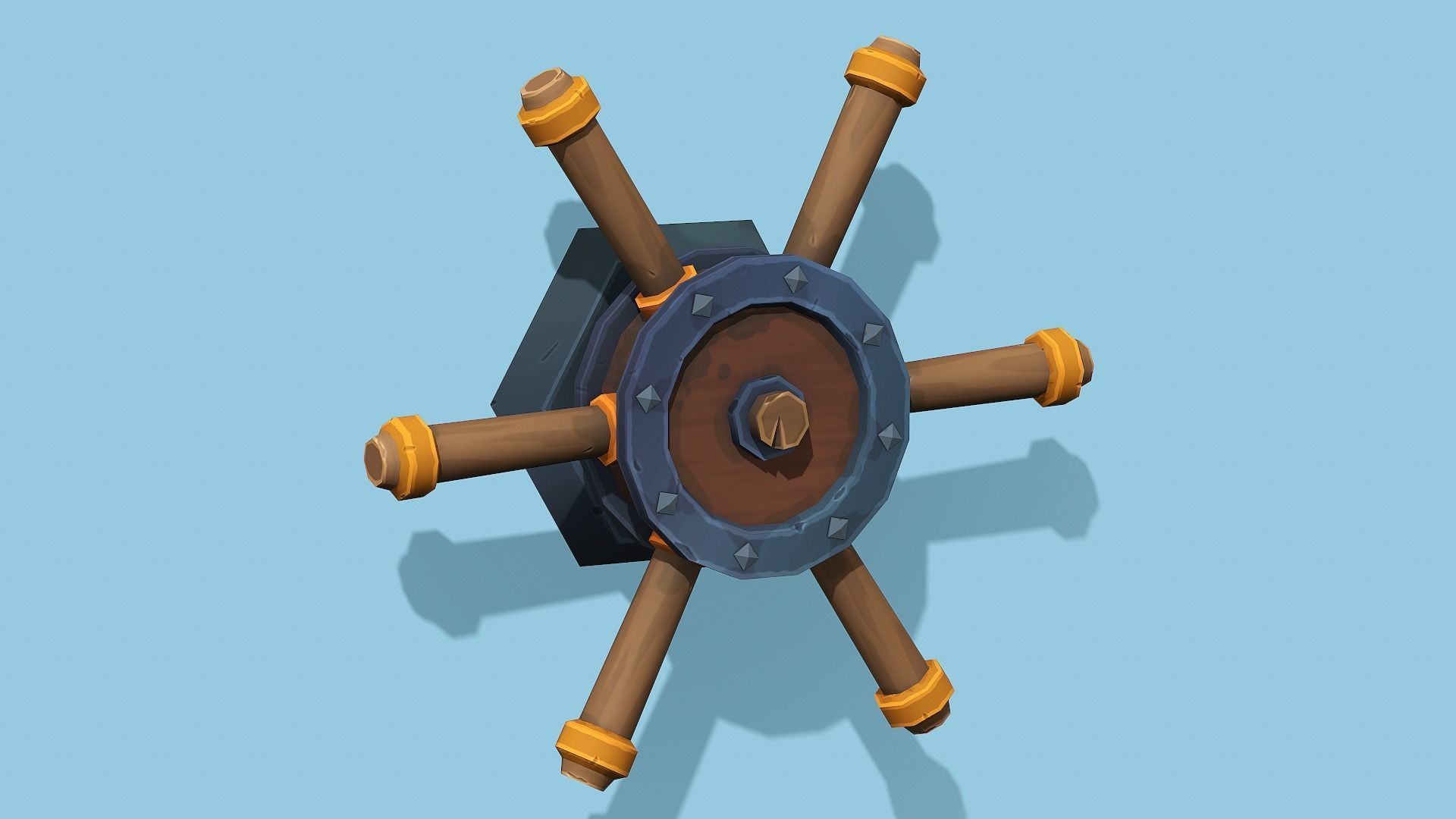 Stylized Wall Button n Levers Collection - PBR Game Ready _24