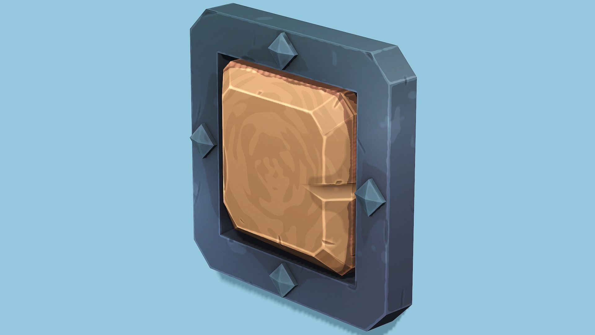 Stylized Wall Button n Levers Collection - PBR Game Ready _6