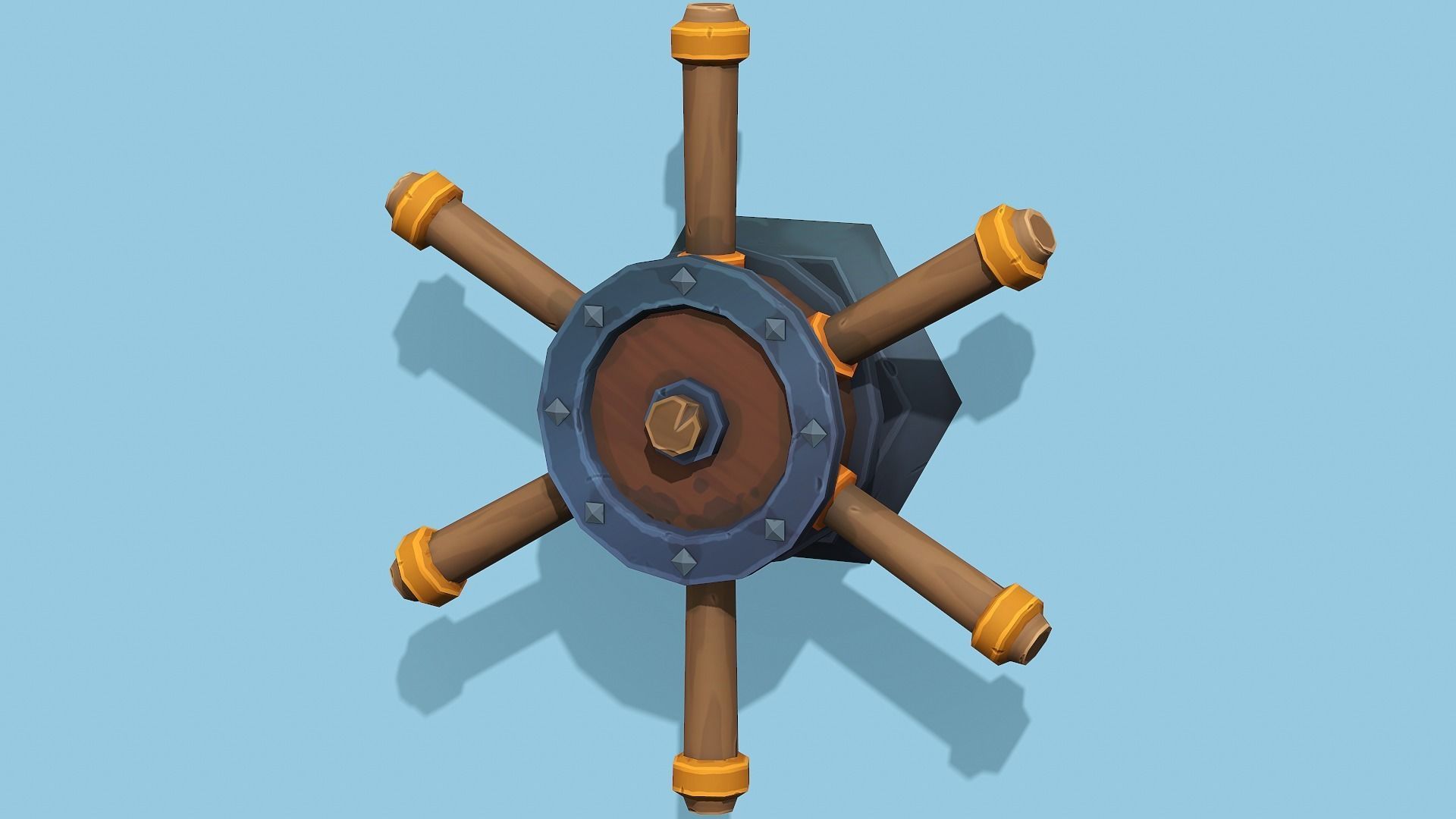 Stylized Wall Button n Levers Collection - PBR Game Ready _20