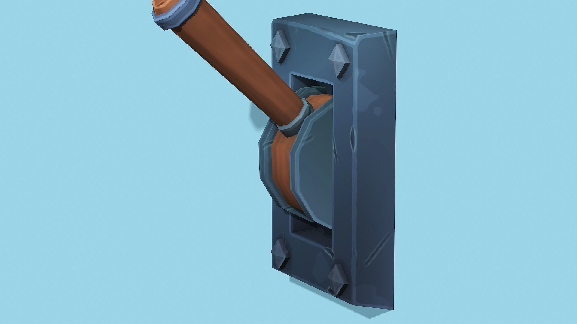 Stylized Wall Button n Levers Collection - PBR Game Ready _15