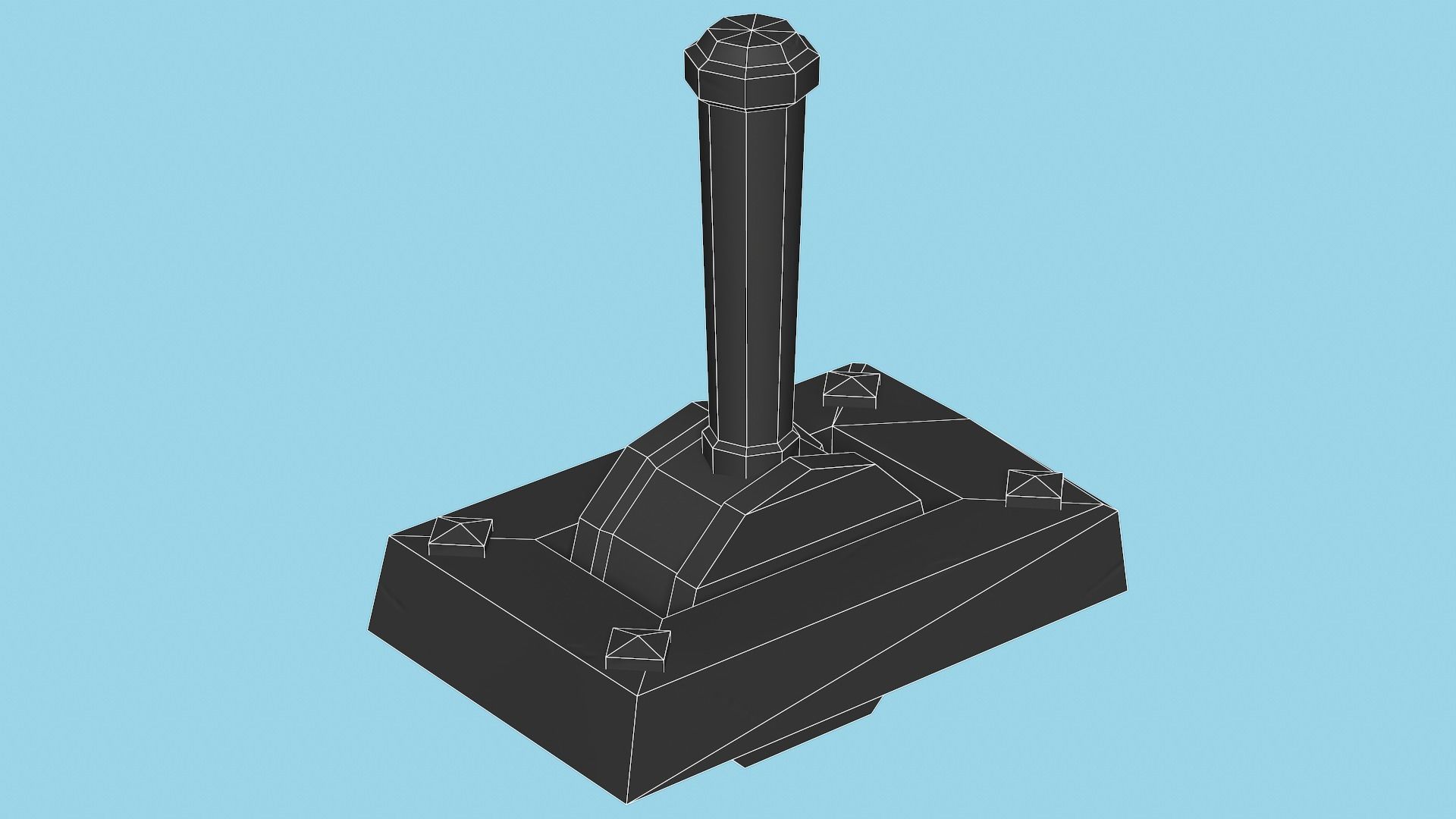 Stylized Wall Button n Levers Collection - PBR Game Ready _18