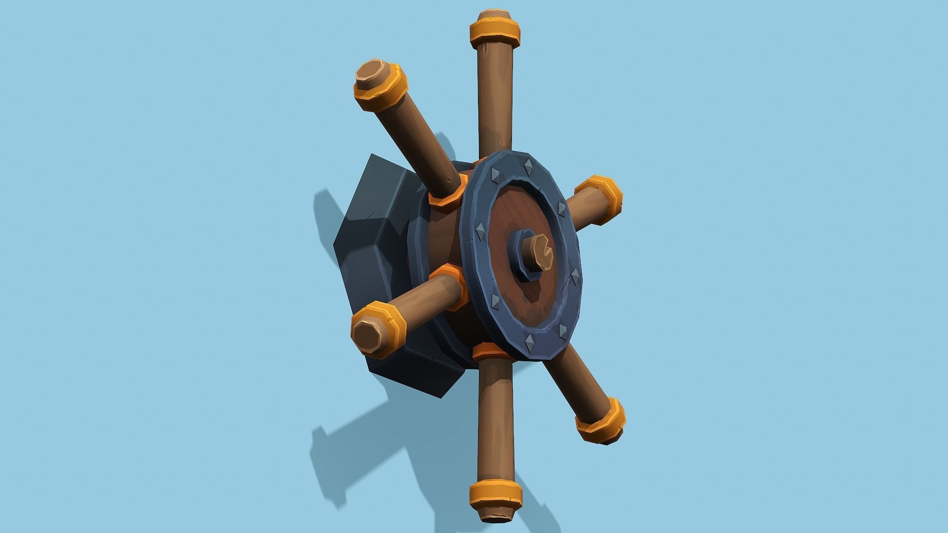 Stylized Wall Button n Levers Collection - PBR Game Ready _27