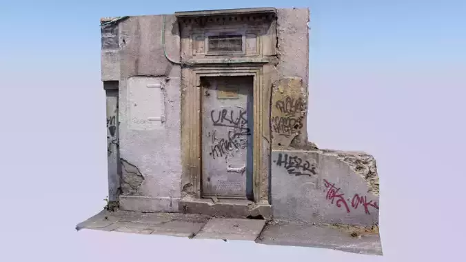 Abandoned transformer station