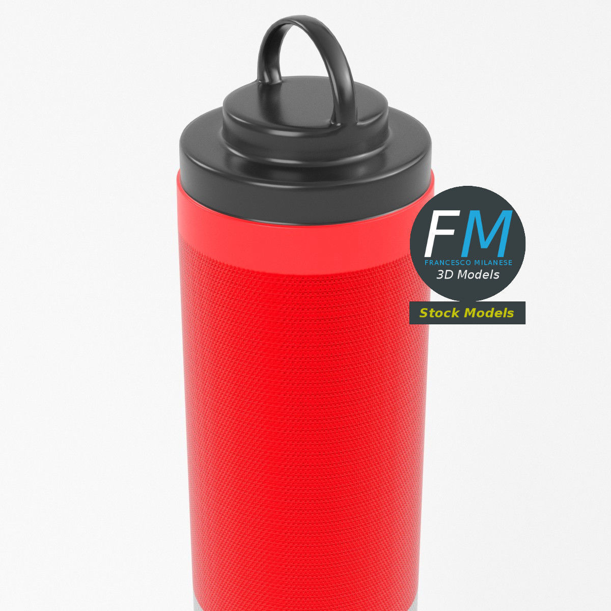 Delineator post 3D model_5