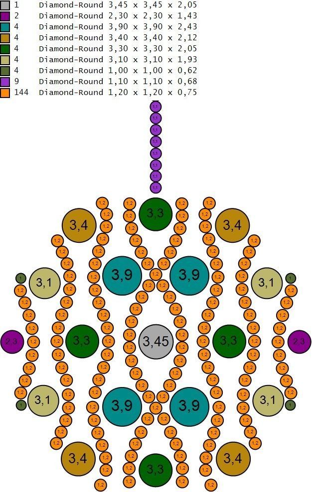 Pendant 749 3D print model_9