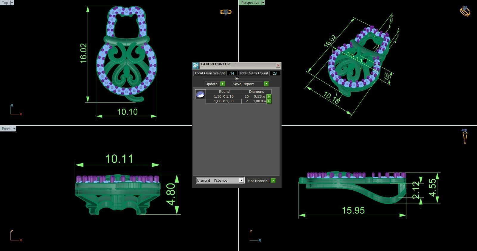 Cat Pendant 02 3D print model_8