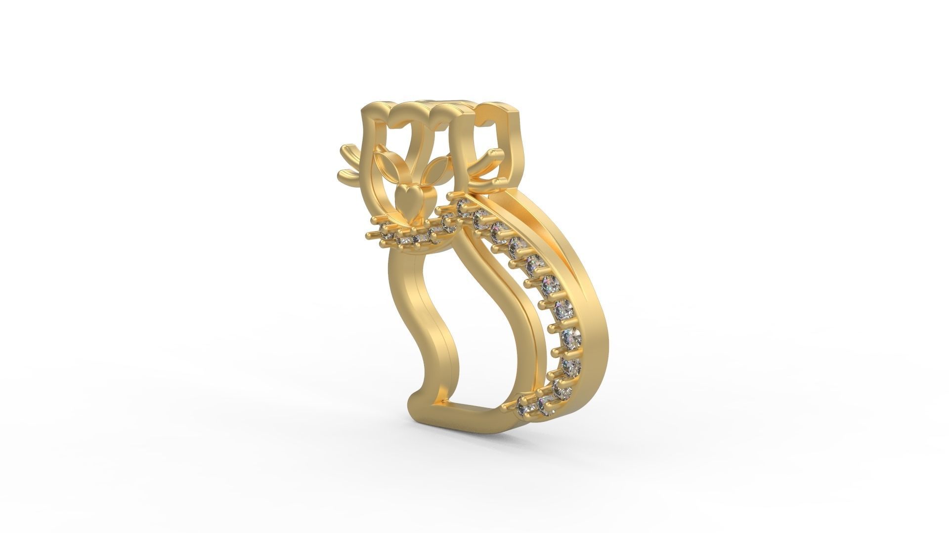 Cat Pendant 03 3D print model_1