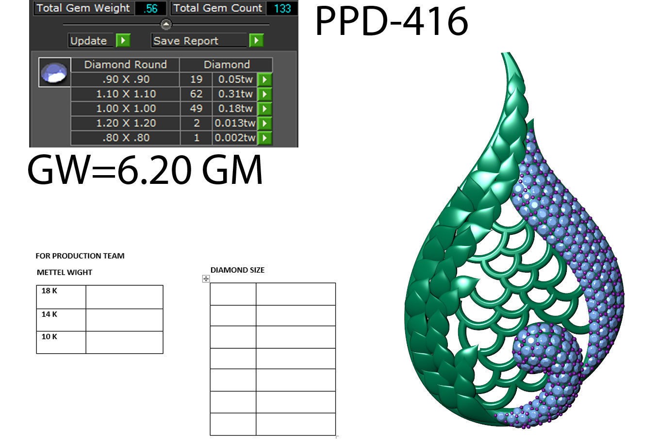 Pendant 748 3D print model_6